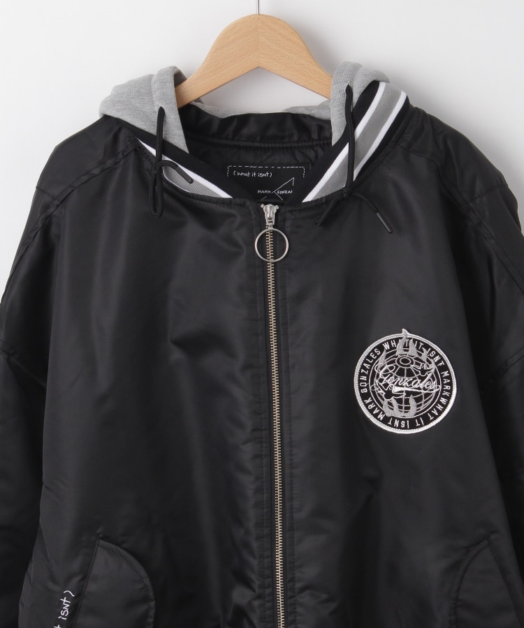 オフプライスストア(メンズ)(OFF PRICE STORE(Mens))のWhat it isNT（ワットイットイズント） MarkGonzales取り外し可フード付きワッペンスタジャン3