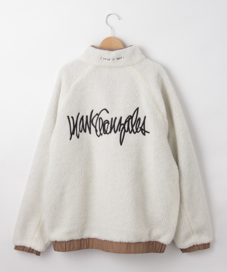 オフプライスストア(メンズ)(OFF PRICE STORE(Mens))のWhat it isNT（ワットイットイズント） MarkGonzalesボア×ナイロン刺繍入りリバーシブルブルゾン【SALE/カジュアル/デイリー/トレンド/ユニセックス】3