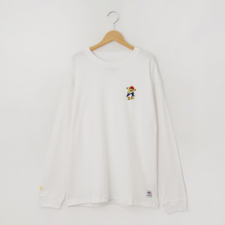オフプライスストア(メンズ)(OFF PRICE STORE(Mens))のSALTS（ソルツ） スケボーベア刺しゅうロンT カットソー