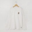 オフプライスストア(メンズ)(OFF PRICE STORE(Mens))のSALTS（ソルツ） スケボーベア刺しゅうロンT ホワイト(001)