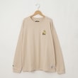 オフプライスストア(メンズ)(OFF PRICE STORE(Mens))のSALTS（ソルツ） スケボーベア刺しゅうロンT【SALE/カジュアル/デイリー/トレンド/きれいめカジュアル】 ベージュ(052)
