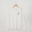 オフプライスストア(メンズ)(OFF PRICE STORE(Mens))のSALTS（ソルツ） スケボーベア刺しゅうロンT【SALE/カジュアル/デイリー/トレンド/きれいめカジュアル】 ホワイト(001)