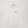 オフプライスストア(メンズ)(OFF PRICE STORE(Mens))のSALTS（ソルツ） おじさん刺しゅうロンT【SALE/カジュアル/デイリー/トレンド/ストリート/ユニセックス】 ホワイト(001)