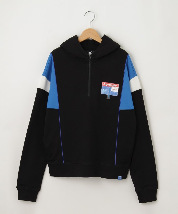 オフプライスストア(メンズ)(OFF PRICE STORE(Mens))のHIPANDA（ハイパンダ） 配色ジップパーカー ブラック(019)