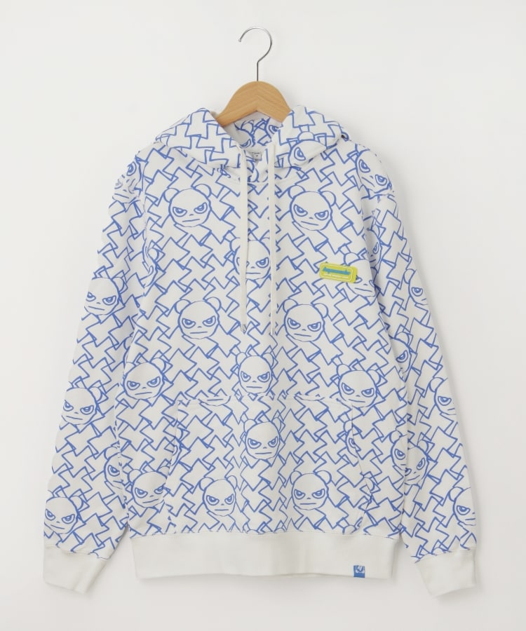 オフプライスストア(メンズ)(OFF PRICE STORE(Mens))のHIPANDA（ハイパンダ） HIPANDA総柄パーカー ブルー(091)