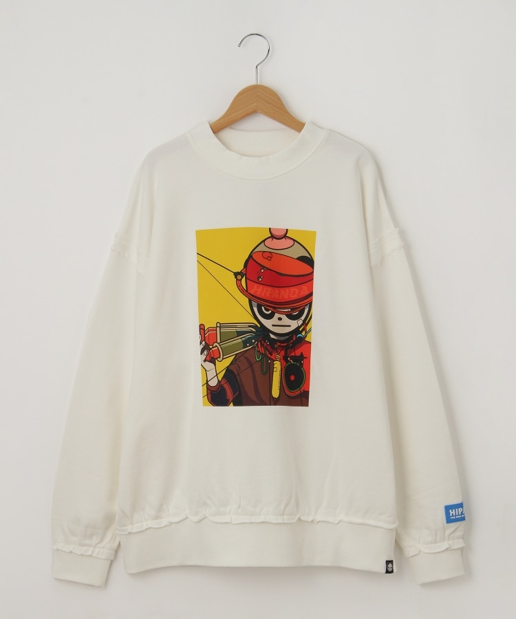 オフプライスストア(メンズ)(OFF PRICE STORE(Mens))のHIPANDA（ハイパンダ） HIPANDAプリントトレーナー ホワイト(001)