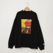オフプライスストア(メンズ)(OFF PRICE STORE(Mens))のHIPANDA（ハイパンダ） HIPANDAプリントトレーナー ブラック(019)