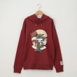 オフプライスストア(メンズ)(OFF PRICE STORE(Mens))のHIPANDA（ハイパンダ） HIPANDA忍者プリントトパーカー レッド(062)