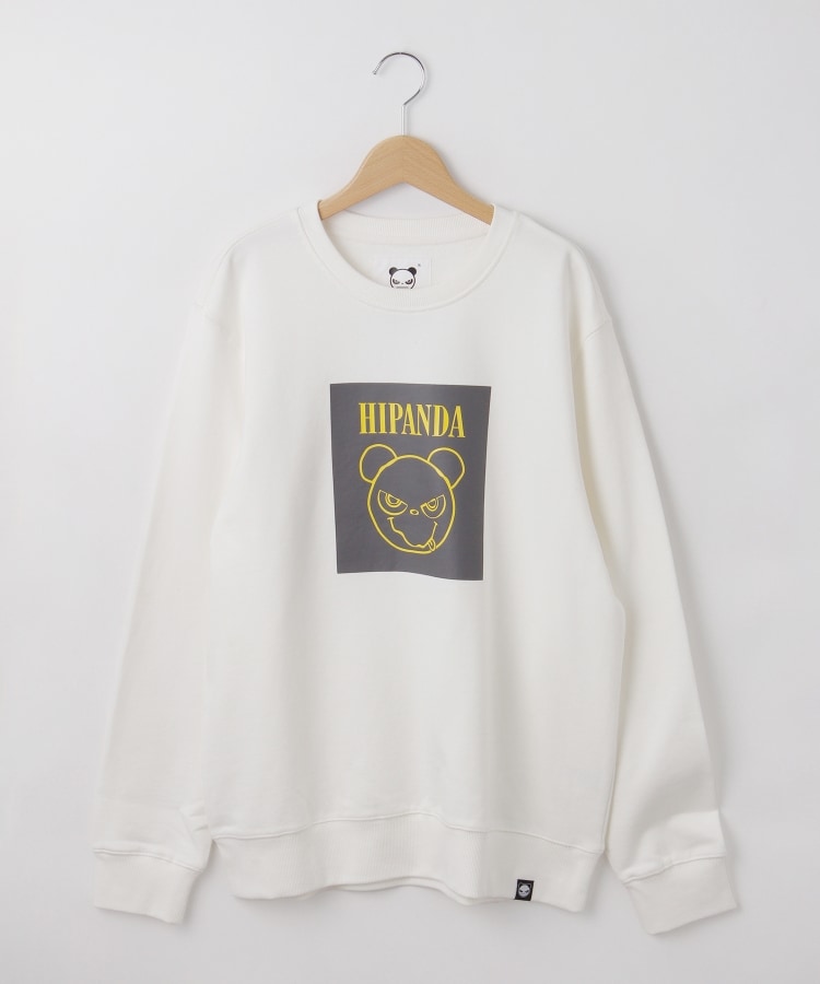 オフプライスストア(メンズ)(OFF PRICE STORE(Mens))のHIPANDA（ハイパンダ） HIPANDAプリントトレーナー ホワイト(001)