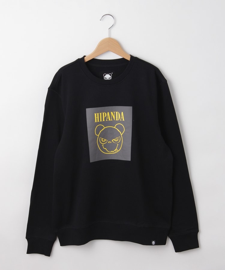 オフプライスストア(メンズ)(OFF PRICE STORE(Mens))のHIPANDA（ハイパンダ） HIPANDAプリントトレーナー ブラック(019)