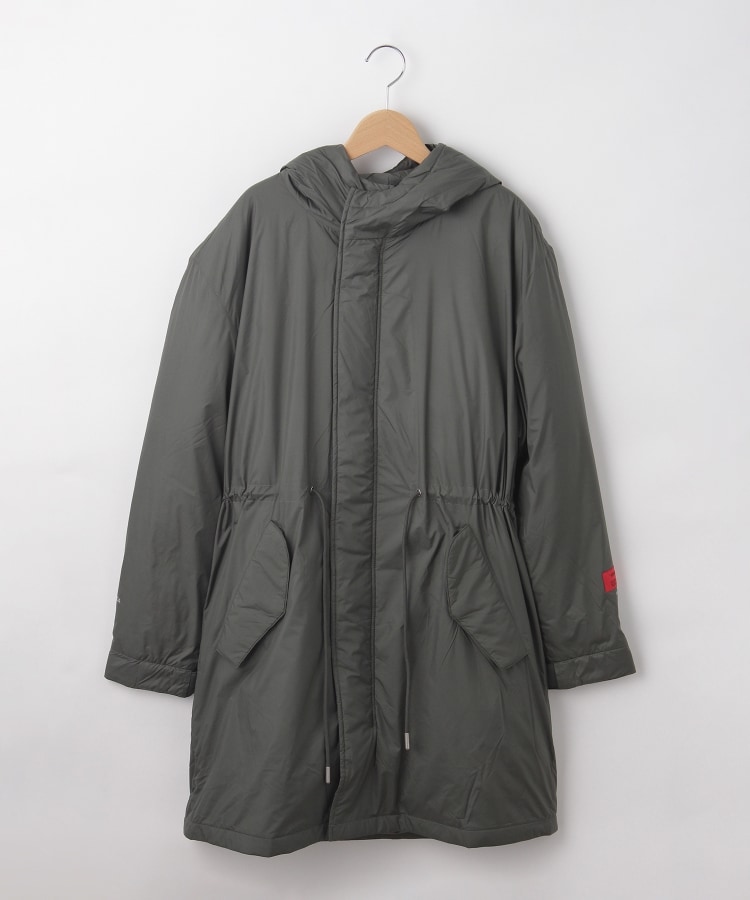 オフプライスストア(メンズ)(OFF PRICE STORE(Mens))のHIPANDA（ハイパンダ） 中綿ロングコート【SALE/カジュアル/デイリー/トレンド/ストリート/スポーティースタイル】 グリーン(025)