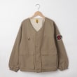 オフプライスストア(メンズ)(OFF PRICE STORE(Mens))のCobmaster（コブマスター） ワッペン付きノーカラーブルゾン ベージュ(052)
