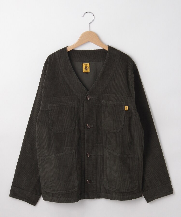 オフプライスストア(メンズ)(OFF PRICE STORE(Mens))のCobmaster（コブマスター） ノーカラーコーデュロイワークブルゾン カーキ(027)