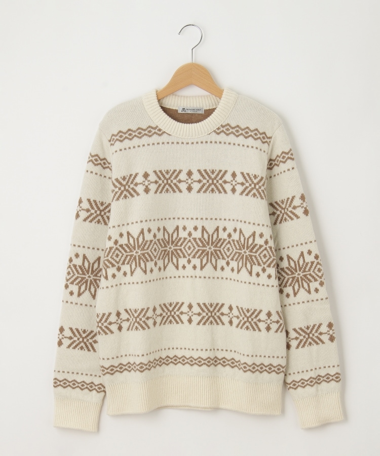 オフプライスストア(メンズ)(OFF PRICE STORE(Mens))のcharee braver（チャーリーブレイバー） 雪柄ウール混セーター【SALE/カジュアル/デイリー/トレンド/ストリート/ユニセックス】3