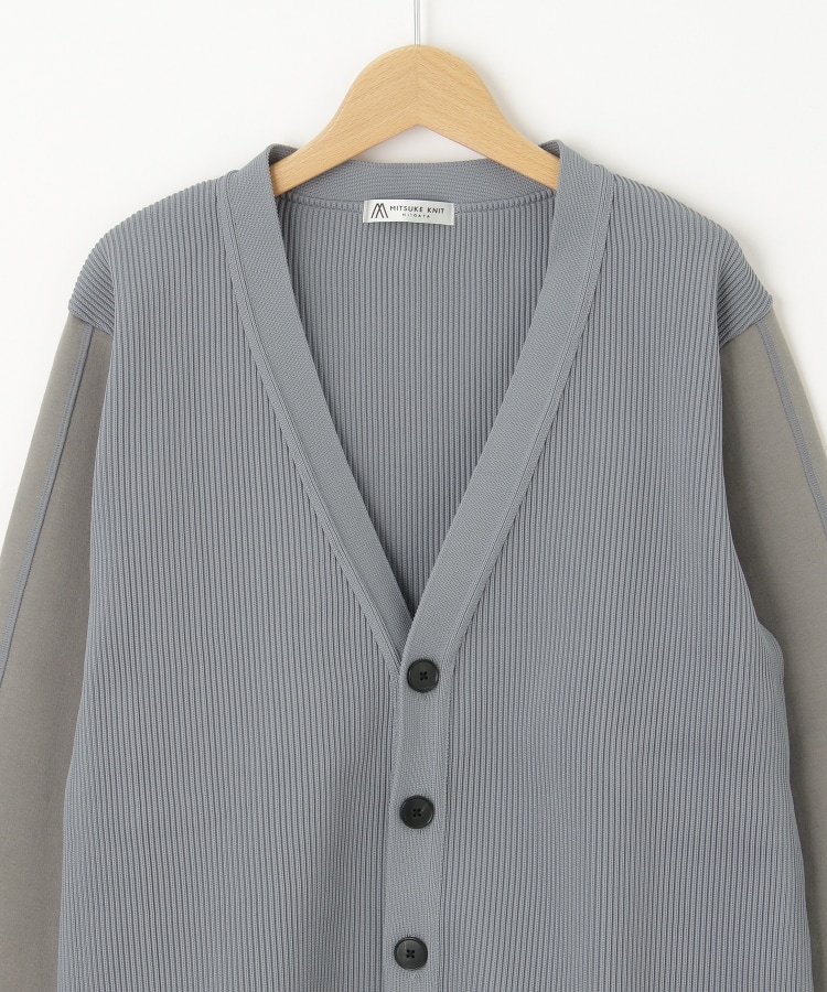 オフプライスストア(メンズ)(OFF PRICE STORE(Mens))のcharee braver（チャーリーブレイバー） リブコンビカーディガン3