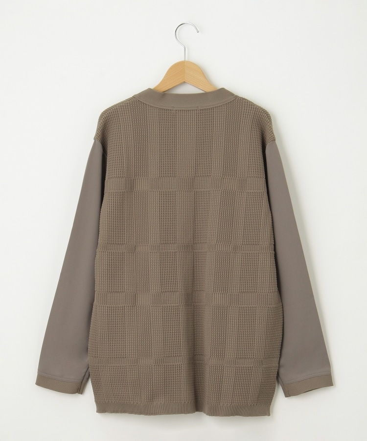 オフプライスストア(メンズ)(OFF PRICE STORE(Mens))のcharee braver（チャーリーブレイバー） ポケット付きワッフルコンビカーディガン2