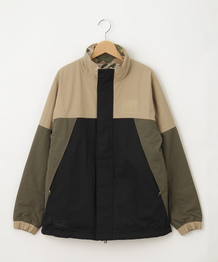 オフプライスストア(メンズ)(OFF PRICE STORE(Mens))のJack Wolfskin（ジャックウルフスキン） リバーシブルフリース配色ジャンパー サンド(004)