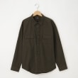 オフプライスストア(メンズ)(OFF PRICE STORE(Mens))のcharee braver（チャーリーブレイバー） しわ加工シャカシャカシャツ カーキ(029)