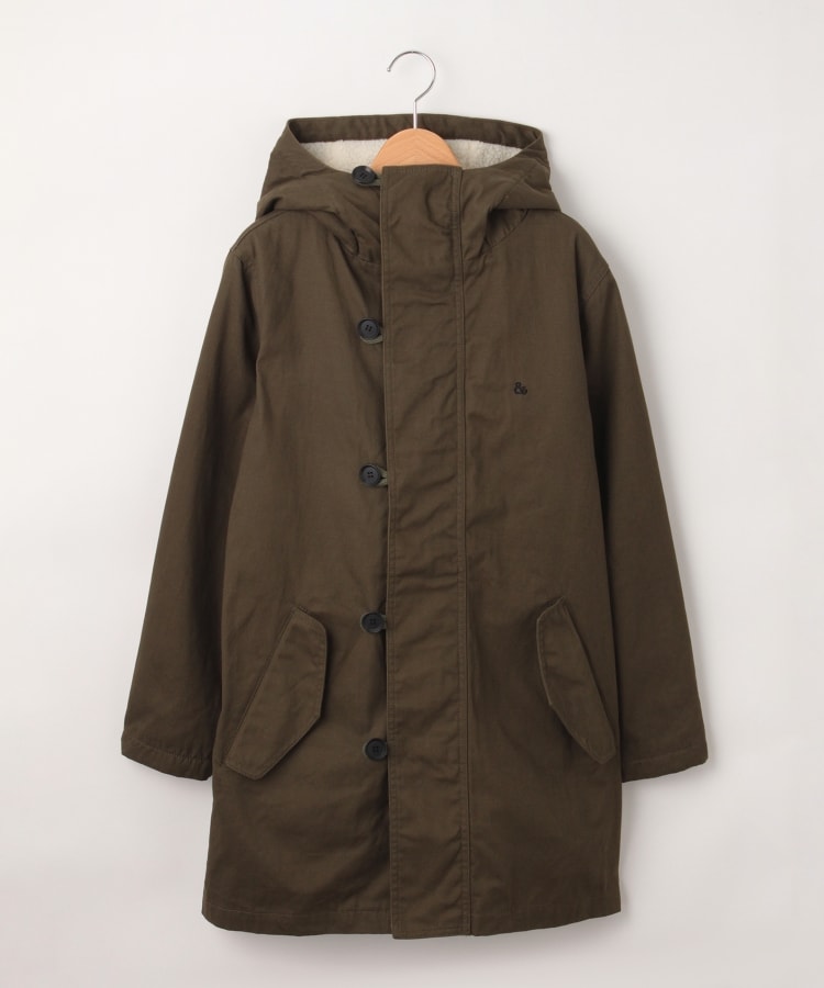 オフプライスストア(メンズ)(OFF PRICE STORE(Mens))のｓ＆ｎｄ（セカンド） 裏起毛モッズコート カーキ(027)