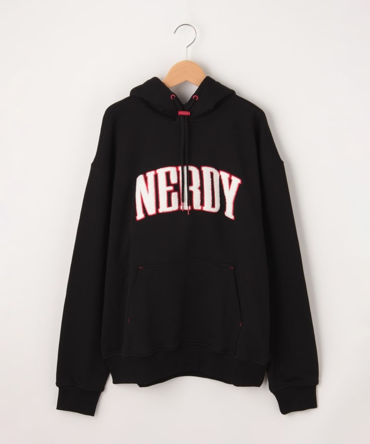 オフプライスストア(メンズ)(OFF PRICE STORE(Mens))のNERDY（ノルディ） BOUCLE LOGO PULLOVER HOODIE ブラック(019)