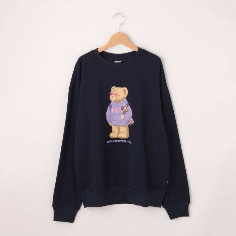 オフプライスストア(メンズ)(OFF PRICE STORE(Mens))のNERDY（ノルディ） CLEVER NEDDY SWEATSHIRT(NERDY ORIGIN FIT)【SALE/カジュアル/デイリー/トレンド/ストリート/ユニセックス】 スウェット・トレーナー