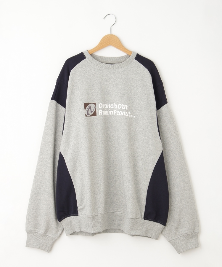 オフプライスストア(メンズ)(OFF PRICE STORE(Mens))のNERDY（ノルディ） COLOR BLOCK SWEATSHIRT グレー(024)