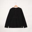 オフプライスストア(メンズ)(OFF PRICE STORE(Mens))のMR.OLIVE（ミスターオリーブ） ワンポイント刺しゅうヘンリーネックロンT ブラック(019)