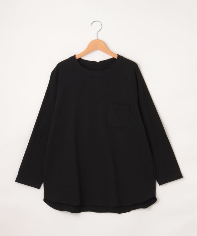 オフプライスストア(メンズ)(OFF PRICE STORE(Mens))のMR.OLIVE（ミスターオリーブ） コットンバックボタンカットソー ブラック(999)