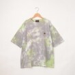 オフプライスストア(メンズ)(OFF PRICE STORE(Mens))のMR.OLIVE（ミスターオリーブ） バラ刺しゅうタイダイTシャツ ライトグリーン(020)