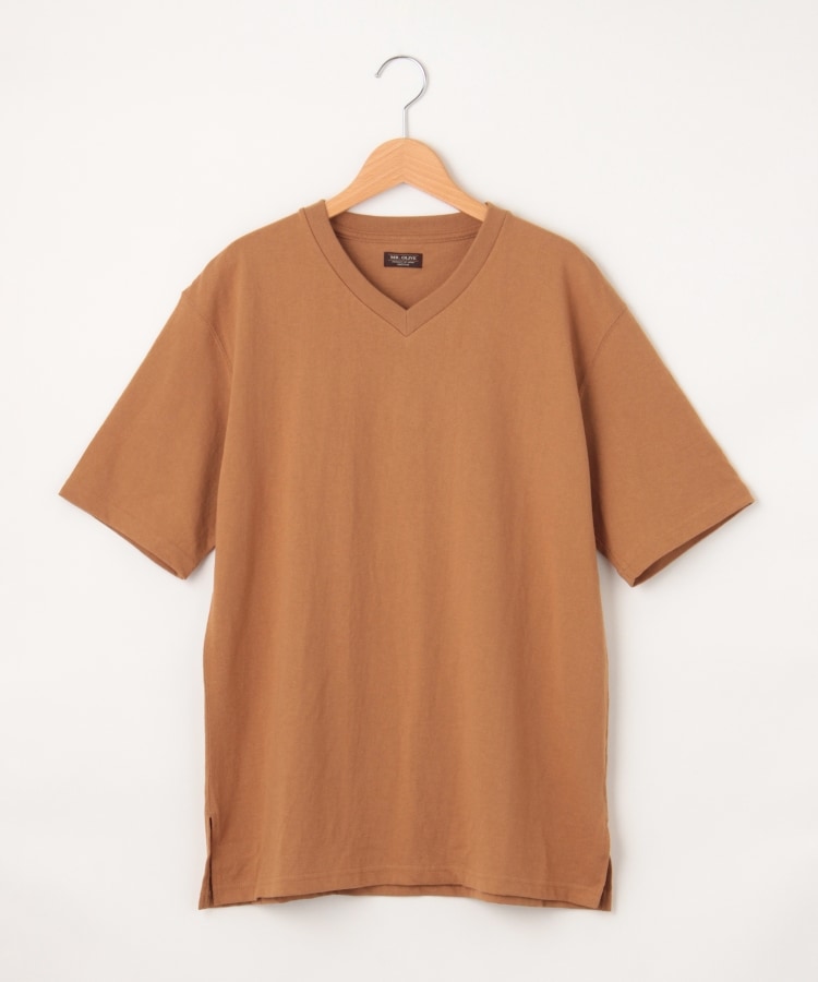 オフプライスストア(メンズ)(OFF PRICE STORE(Mens))のMR.OLIVE（ミスターオリーブ） VネックTシャツ キャメル(051)