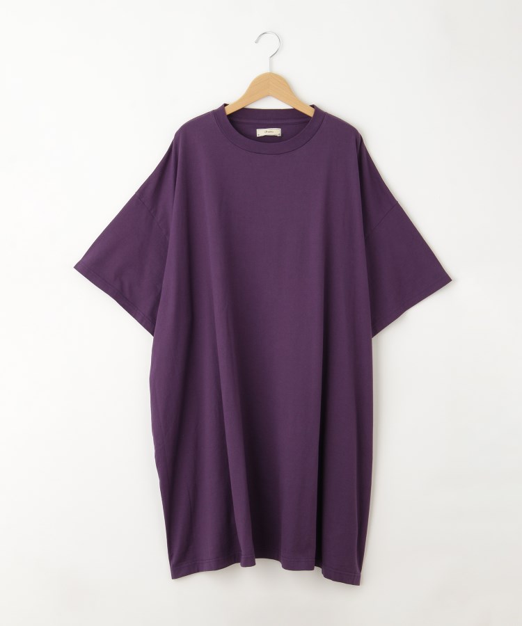 オフプライスストア(メンズ)(OFF PRICE STORE(Mens))のIroquois（イロコイ） サイドオープンBIGTシャツ パープル(082)