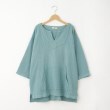 オフプライスストア(メンズ)(OFF PRICE STORE(Mens))のIroquois（イロコイ） ヘンリボーン編みプルオーバー ターコイズ(025)
