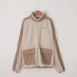 オフプライスストア(メンズ)(OFF PRICE STORE(Mens))のNERDY（ノルディ） WOVEN　BLOCK　FLEECE　JACKET【SALE/カジュアル/デイリー/トレンド/ストリート/スポーティースタイル/ユニセックス】 アイボリー(004)