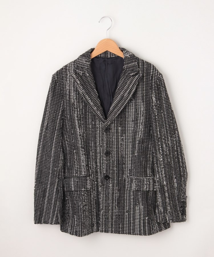 オフプライスストア(メンズ)(OFF PRICE STORE(Mens))のmeagratia（メアグラーティア） 格子ジャケット ブラック(999)