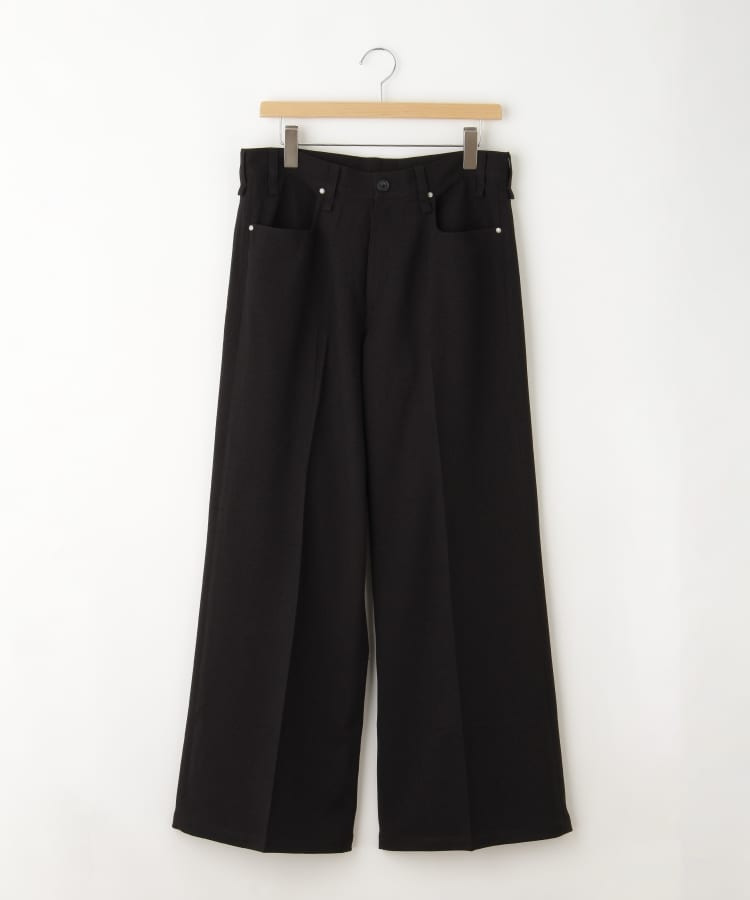 オフプライスストア(メンズ)(OFF PRICE STORE(Mens))のIroquois（イロコイ） ワイドストレートパンツ ブラック(999)