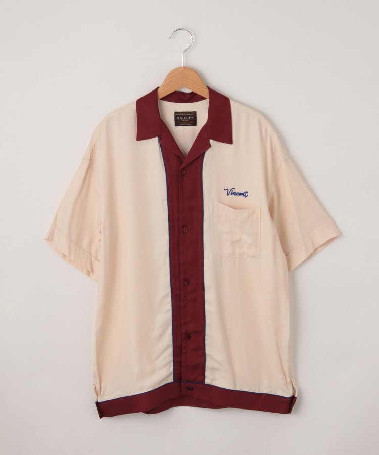 オフプライスストア(メンズ)(OFF PRICE STORE(Mens))のMR.OLIVE（ミスターオリーブ） ボーリングシャツ アイボリー(999)