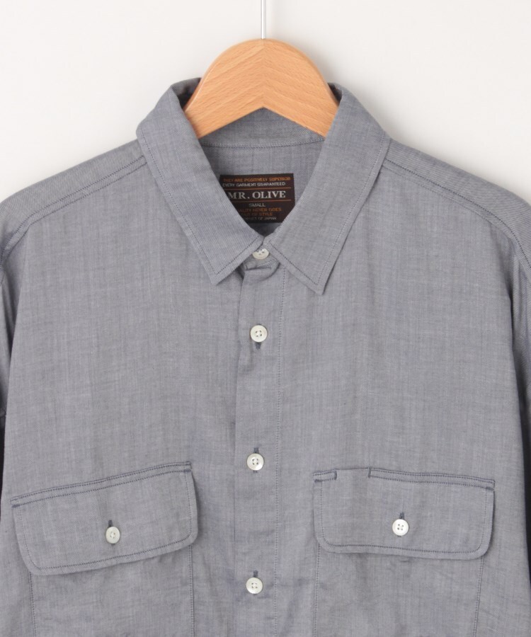 オフプライスストア(メンズ)(OFF PRICE STORE(Mens))のMR.OLIVE（ミスターオリーブ） 胸ポケット5分袖シャツ3