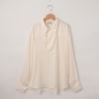 オフプライスストア(メンズ)(OFF PRICE STORE(Mens))のIroquois（イロコイ） デザインボタン切り替え長袖シャツ ホワイト(001)