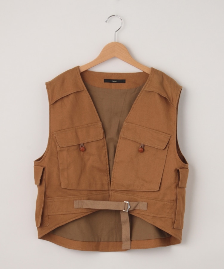 オフプライスストア(メンズ)(OFF PRICE STORE(Mens))のVarde77（バルデ77） 多機能ポケット付きベスト キャメル(051)