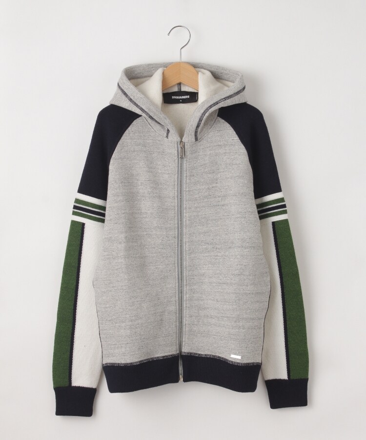 DSQUARED2(ディースクエアード) コンビジップパーカー(パーカー DSQUARED2(ディースクエアード) コンビジップパーカー(パーカー
