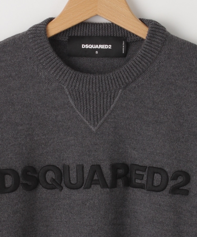 DSQUARED2(ディースクエアード) ロゴ刺しゅうニット(ニット DSQUARED2(ディースクエアード) ロゴ刺しゅうニット(ニット
