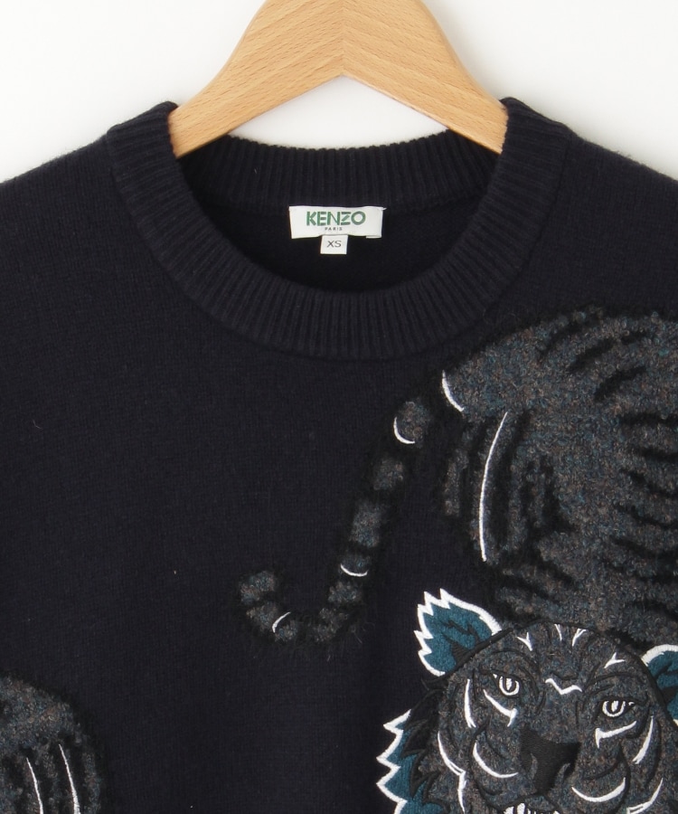 KENZO(ケンゾー) DOUBLE TIGER EMBROIDERY(ニット/セーター KENZO(ケンゾー) DOUBLE TIGER EMBROIDERY(ニット/セーター