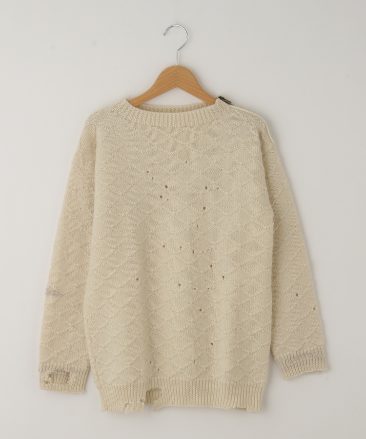 MAISON MARGIELA(メゾン マルジェラ) ダメージ加工格子編み MAISON MARGIELA(メゾン マルジェラ) ダメージ加工格子編み
