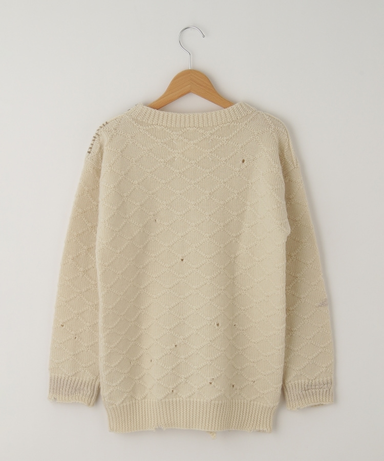 MAISON MARGIELA(メゾン マルジェラ) ダメージ加工格子編み MAISON MARGIELA(メゾン マルジェラ) ダメージ加工格子編み