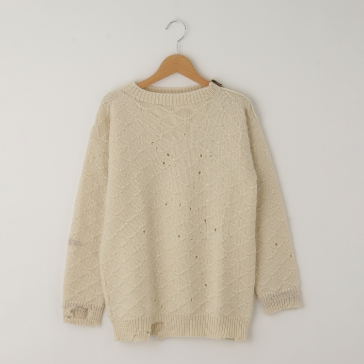 MAISON MARGIELA(メゾン マルジェラ) ダメージ加工格子編み MAISON MARGIELA(メゾン マルジェラ) ダメージ加工格子編み