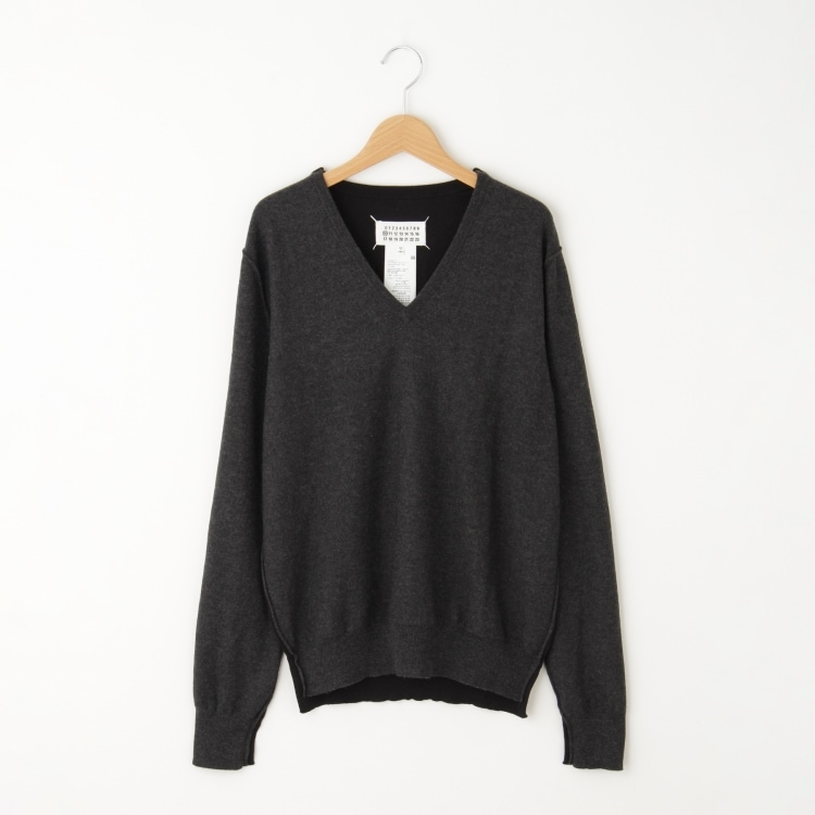 MAISON MARGIELA(メゾン マルジェラ) コンビVネックニット MAISON MARGIELA(メゾン マルジェラ) コンビVネックニット