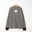 オフプライスストア(メンズ)(OFF PRICE STORE(Mens))のMAISON MARGIELA(メゾン マルジェラ） ダメージ加工ハイネックプルオーバー グレー(012)