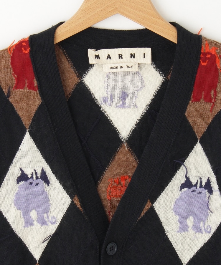 MARNI(マルニ) アーガイル柄カーディガン(カーディガン/ボレロ MARNI(マルニ) アーガイル柄カーディガン(カーディガン/ボレロ