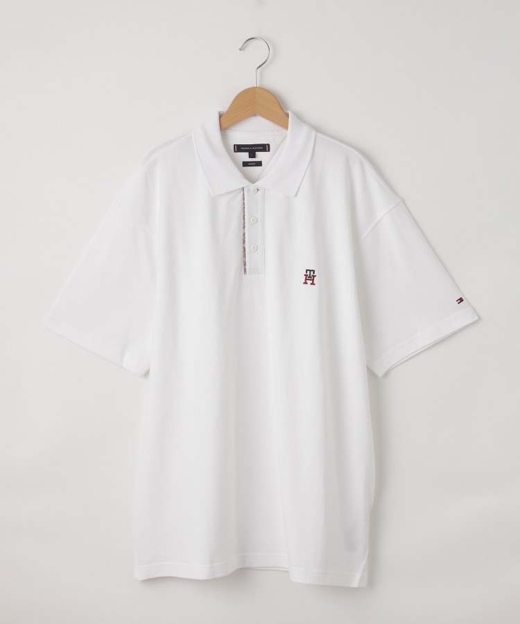 オフプライスストア(メンズ)(OFF PRICE STORE(Mens))のTOMMY HILFIGER(トミーヒルフィガー) 刺しゅうポロシャツ ホワイト(002)