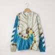 オフプライスストア(メンズ)(OFF PRICE STORE(Mens))のOFF-WHITE™(オフ-ホワイト) DIAG TIE DYE KNIT CREWNECK ベージュ(052)